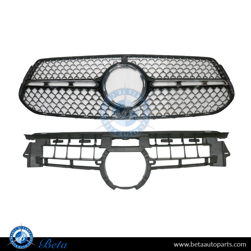 Radiator Grille AMG Stars Look for Mercedes GLE-Class 2024-Up models, Part Number 1678883101 Radiator Grille AMG Stars Look for Mercedes GLE-Class 2024-Up models, Part Number 1678883101